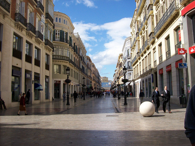 Calle Larios en Málaga